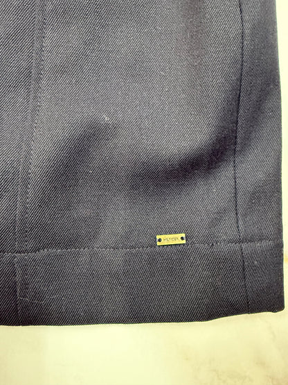 TOMMY HILFIGER｜トミーヒルフィガー ノースリーブ ワンピース ネイビー ベルト付き ダブルボタン レディース サイズ4