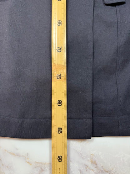 TOMMY HILFIGER｜トミーヒルフィガー ノースリーブ ワンピース ネイビー ベルト付き ダブルボタン レディース サイズ4