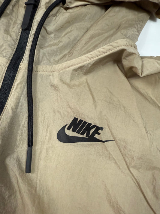 NIKE（ナイキ） ナイロン セットアップ ベージュ メンズS ノースリーブフーディー × ハーフパンツ 上下セット