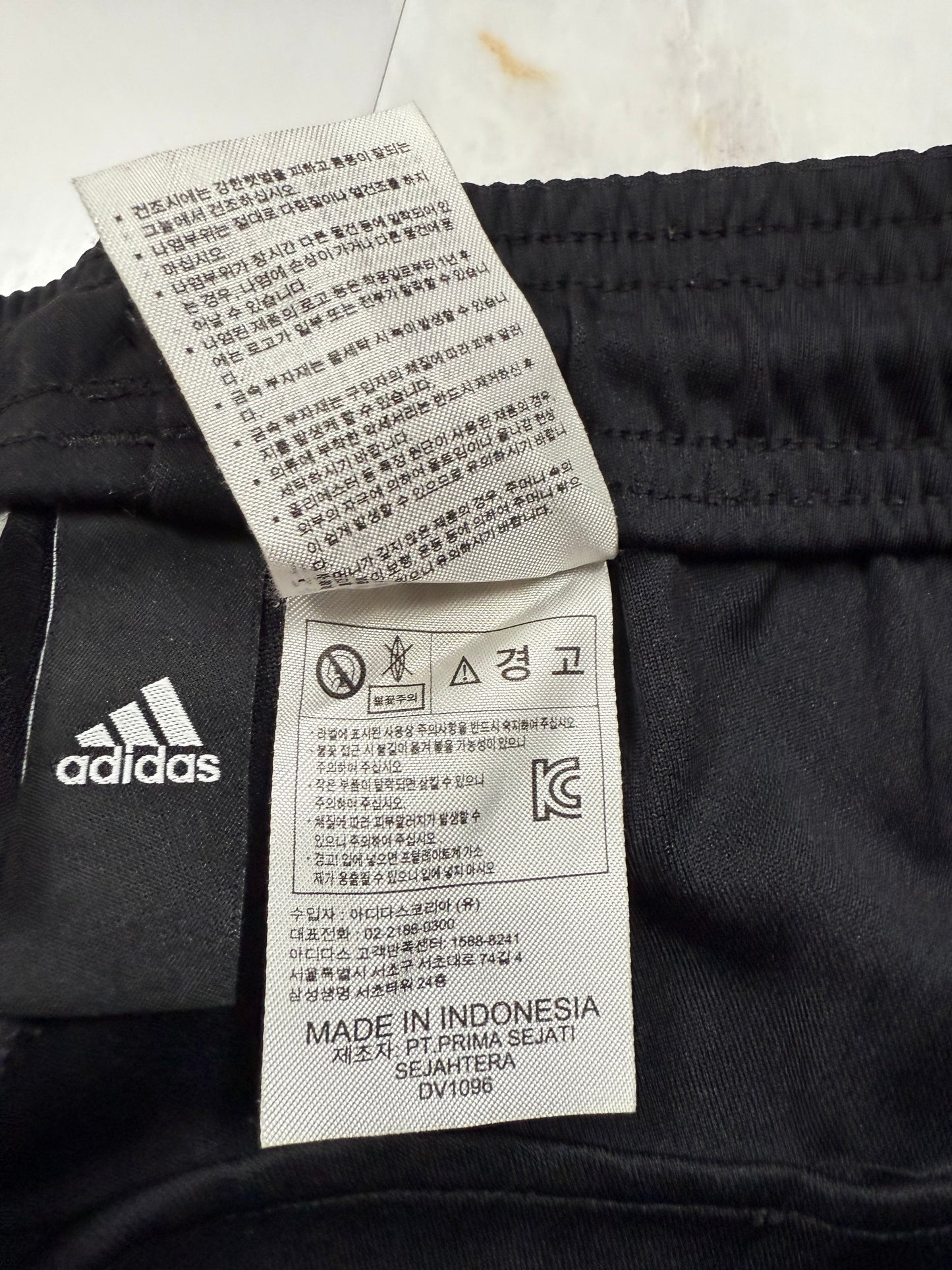 【adidas】アディダス トラックパンツ CLIMALITE ブラック Lサイズ スポーツウェア ジャージ ボトムス