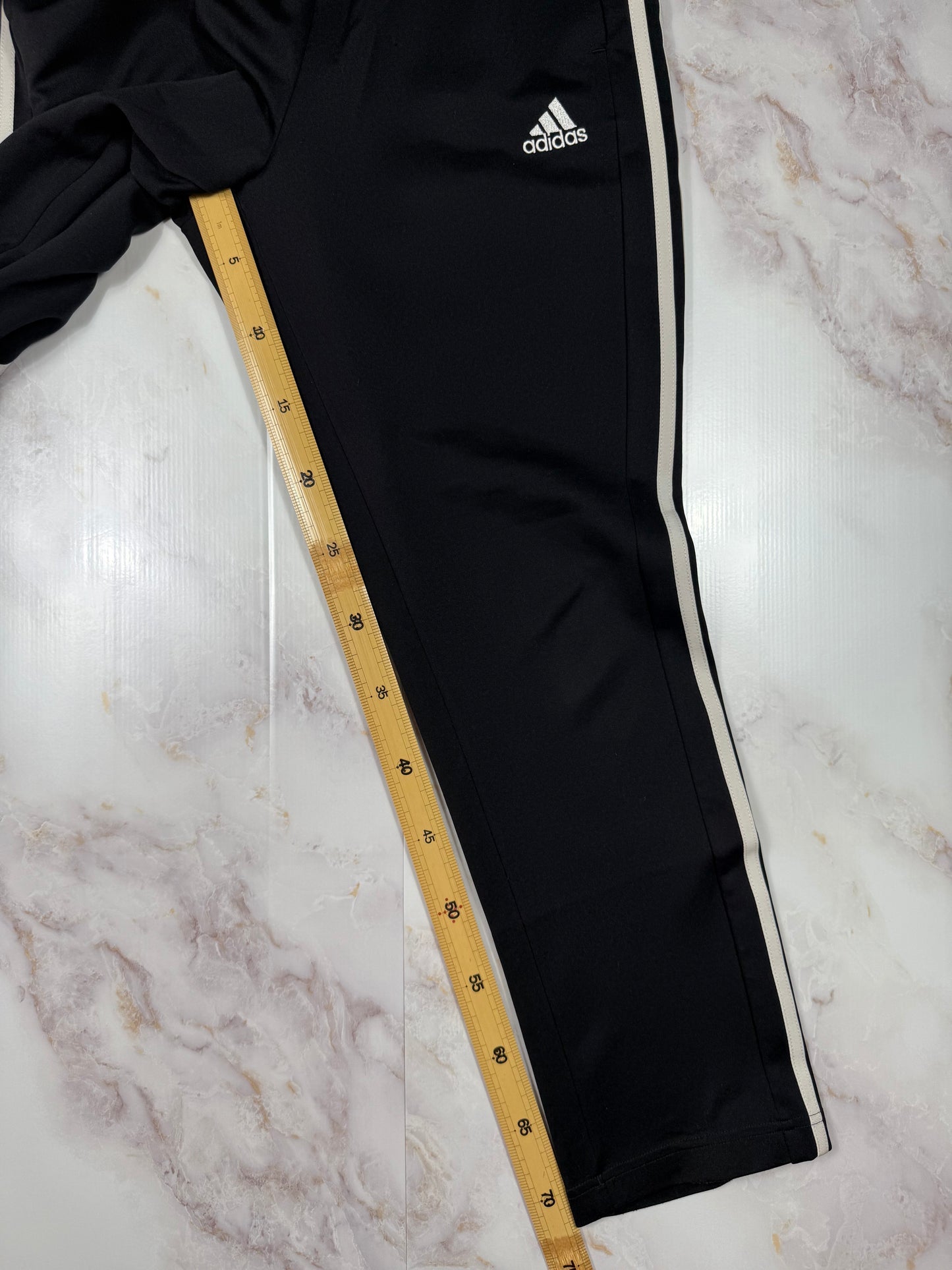 【adidas】アディダス トラックパンツ CLIMALITE ブラック Lサイズ スポーツウェア ジャージ ボトムス