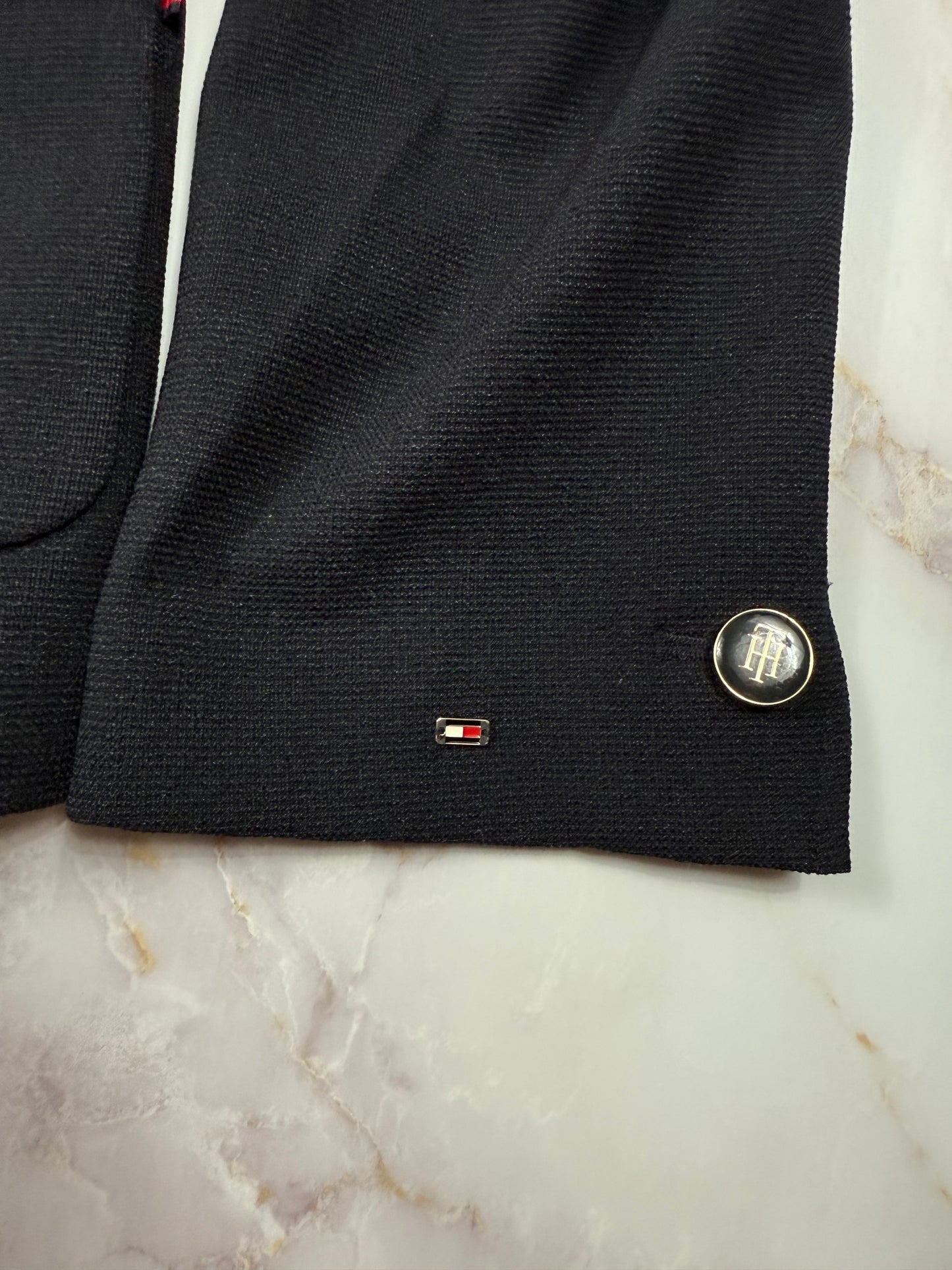 【TOMMY HILFIGER】ダブルブレスト ジャケット ネイビー レディース EUR36（US4/UK8）
