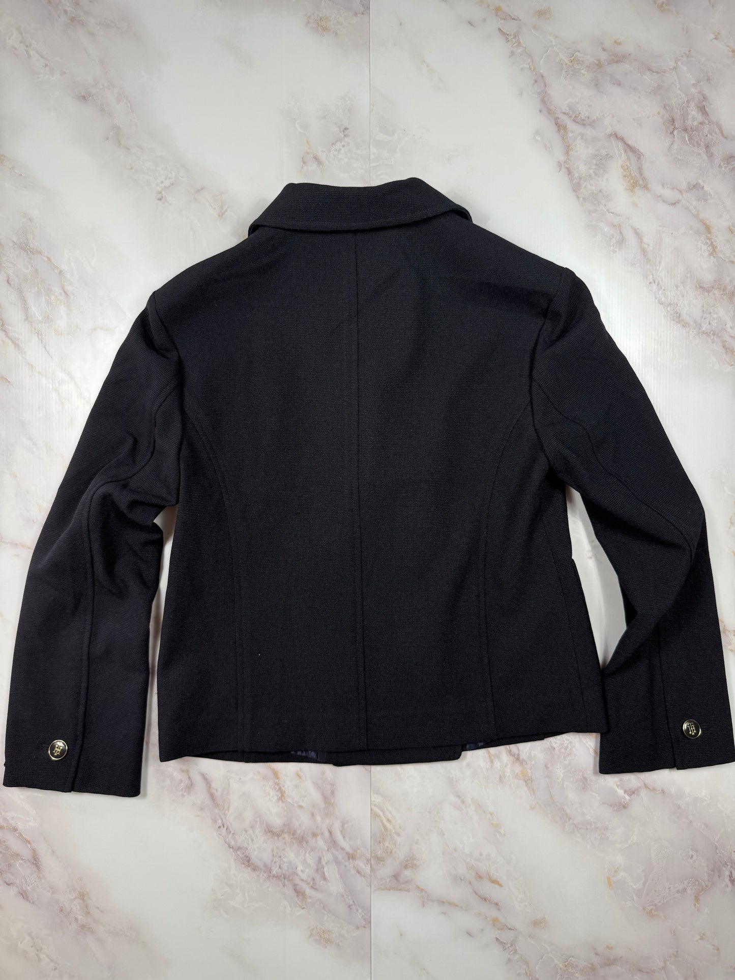 【TOMMY HILFIGER】ダブルブレスト ジャケット ネイビー レディース EUR36（US4/UK8）