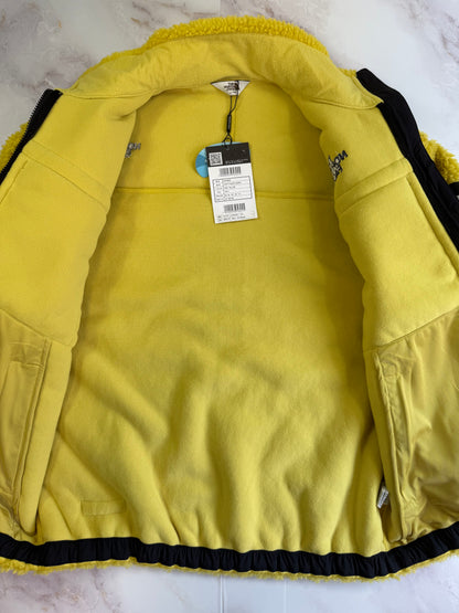 【新品】THE NORTH FACE Utility Fleece Jacket イエロー×パープル メンズL(100) ノースフェイス ホワイトレーベル ボアフリースジャケット