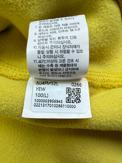 【新品】THE NORTH FACE Utility Fleece Jacket イエロー×パープル メンズL(100) ノースフェイス ホワイトレーベル ボアフリースジャケット