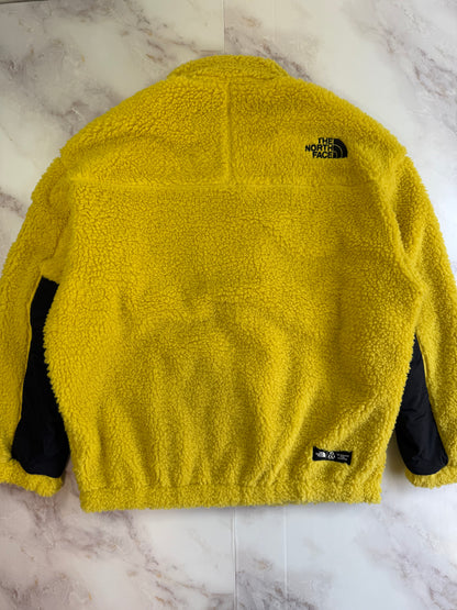 【新品】THE NORTH FACE Utility Fleece Jacket イエロー×パープル メンズL(100) ノースフェイス ホワイトレーベル ボアフリースジャケット