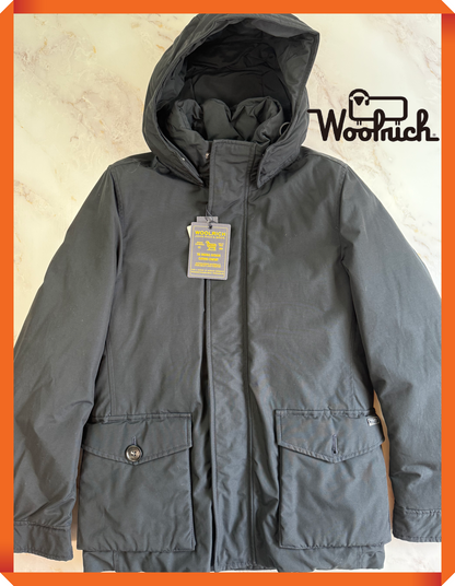 【新品】WOOLRICH（ウールリッチ）GALE JACKET ダウンパーカ ダークネイビー メンズXS 防寒・撥水 フード付き