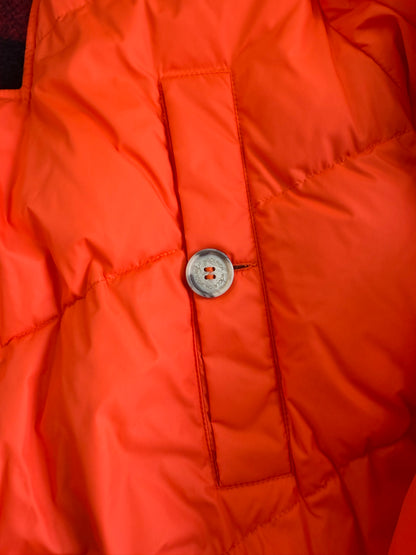 WOOLRICH × GRIFFIN（ウールリッチ × グリフィン）ATLANTIC SMOCK リバーシブル ダウンジャケット Mサイズ／カモ×レッド バッファローチェック／MADE IN ITALY