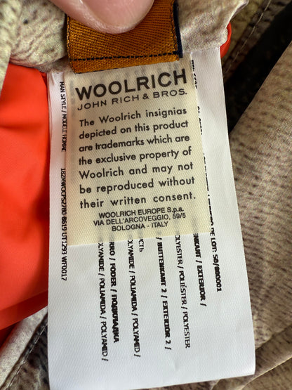 WOOLRICH × GRIFFIN（ウールリッチ × グリフィン）ATLANTIC SMOCK リバーシブル ダウンジャケット Mサイズ／カモ×レッド バッファローチェック／MADE IN ITALY