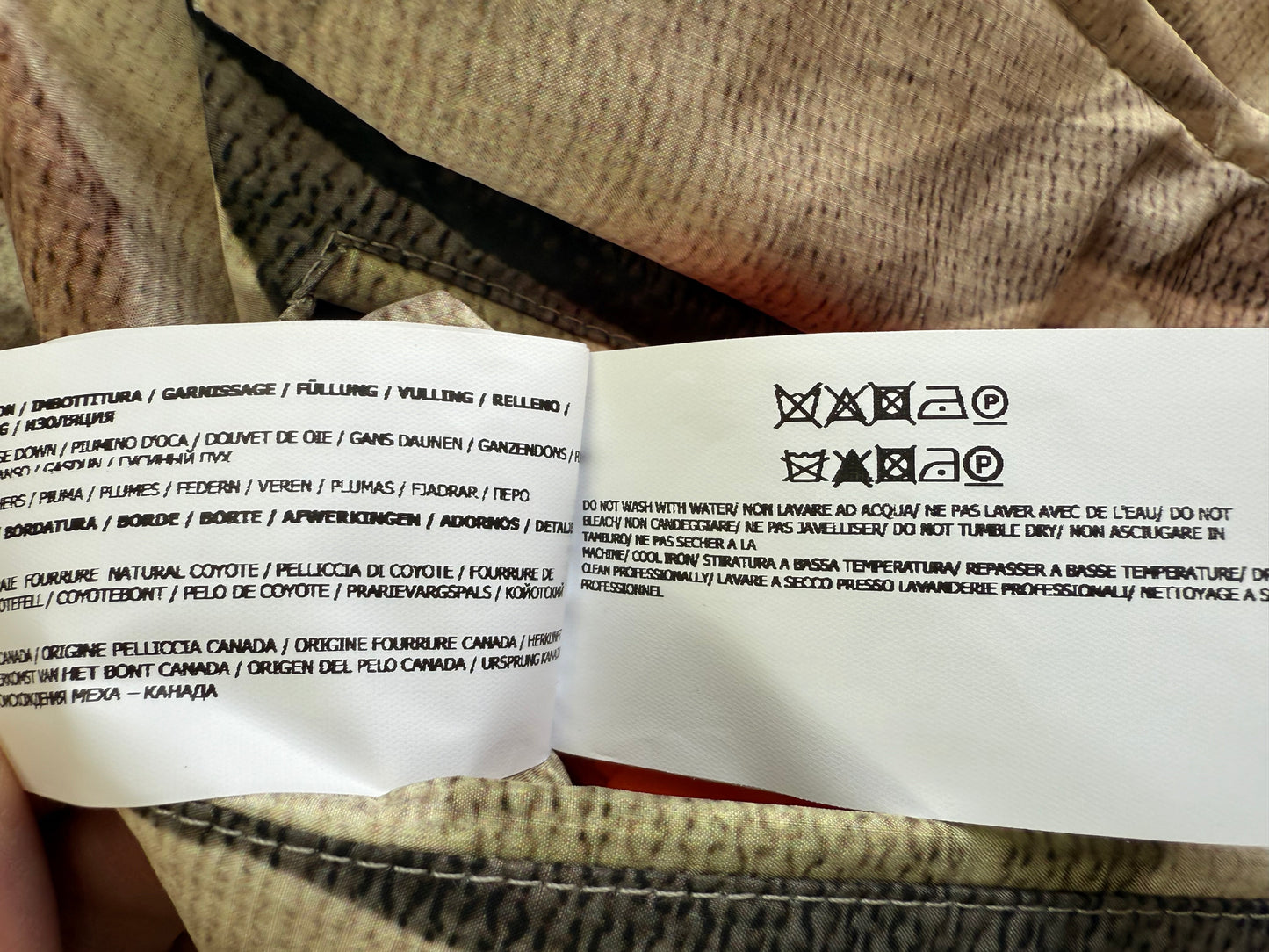 WOOLRICH × GRIFFIN（ウールリッチ × グリフィン）ATLANTIC SMOCK リバーシブル ダウンジャケット Mサイズ／カモ×レッド バッファローチェック／MADE IN ITALY