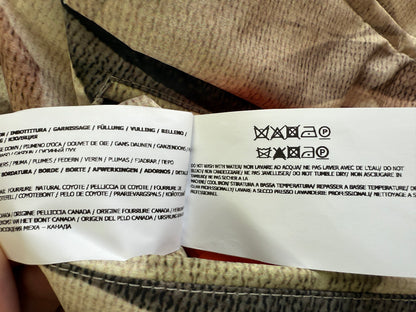 WOOLRICH × GRIFFIN（ウールリッチ × グリフィン）ATLANTIC SMOCK リバーシブル ダウンジャケット Mサイズ／カモ×レッド バッファローチェック／MADE IN ITALY