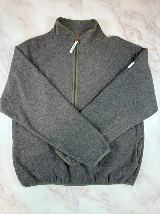 thisisneverthat ハーフジップ フリースジャケット XL グレー プルオーバー ボアフリース ストリート 韓国ブランド