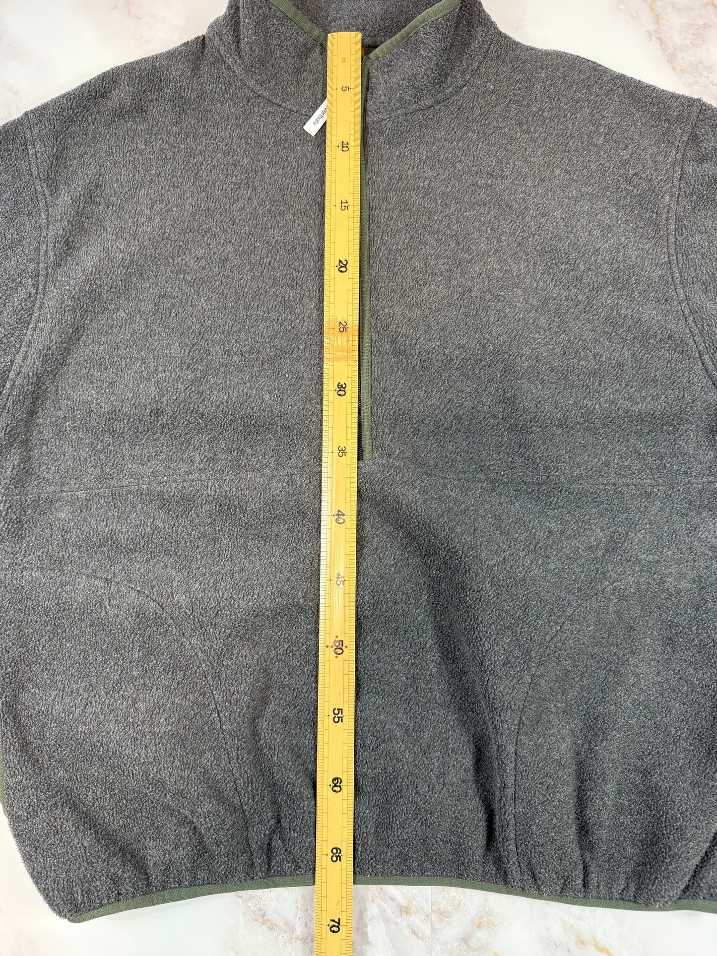 thisisneverthat ハーフジップ フリースジャケット XL グレー プルオーバー ボアフリース ストリート 韓国ブランド