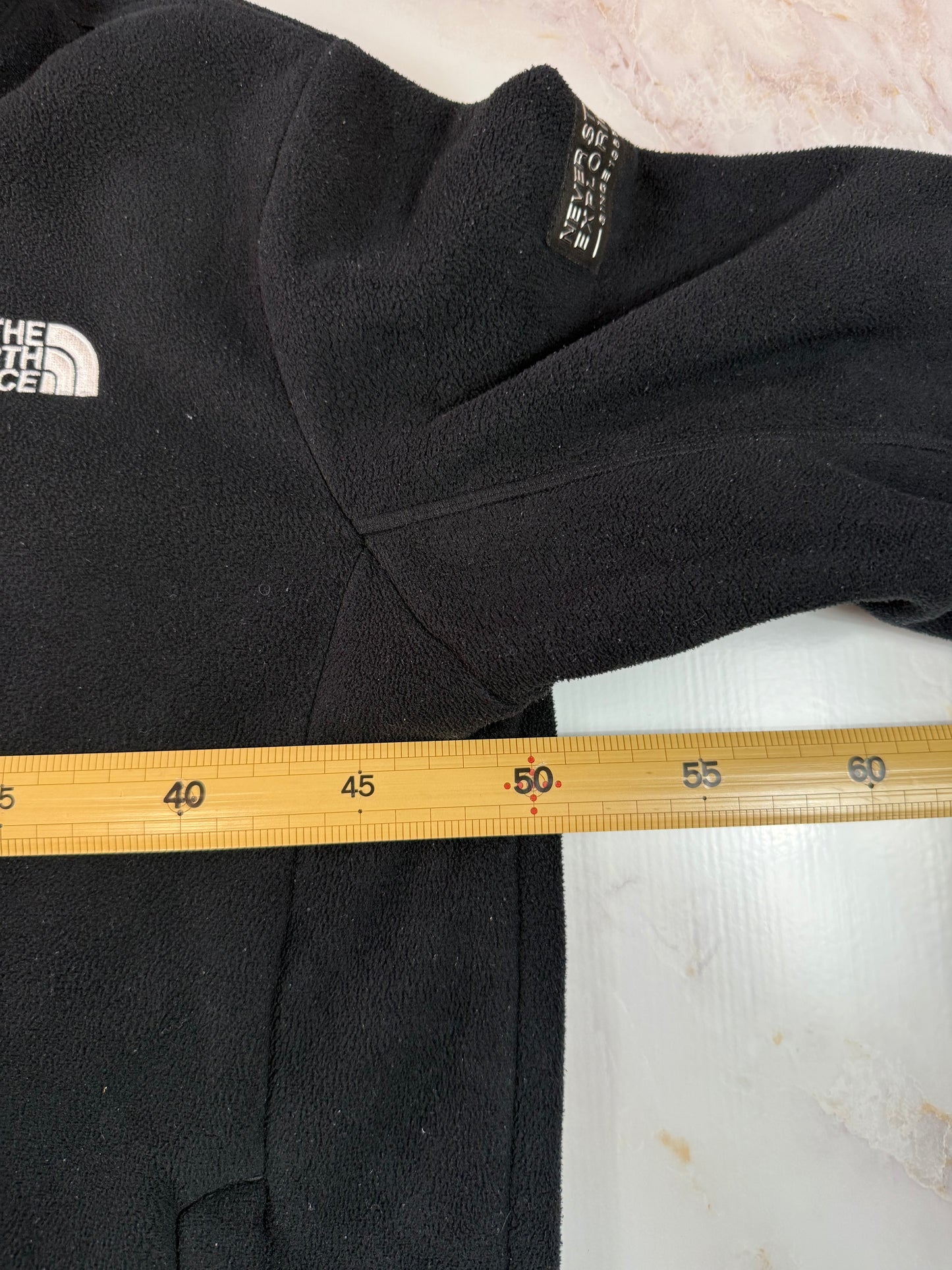 【THE NORTH FACE】フリースジャケット ブラック キッズ160 ジップアップ アウトドア