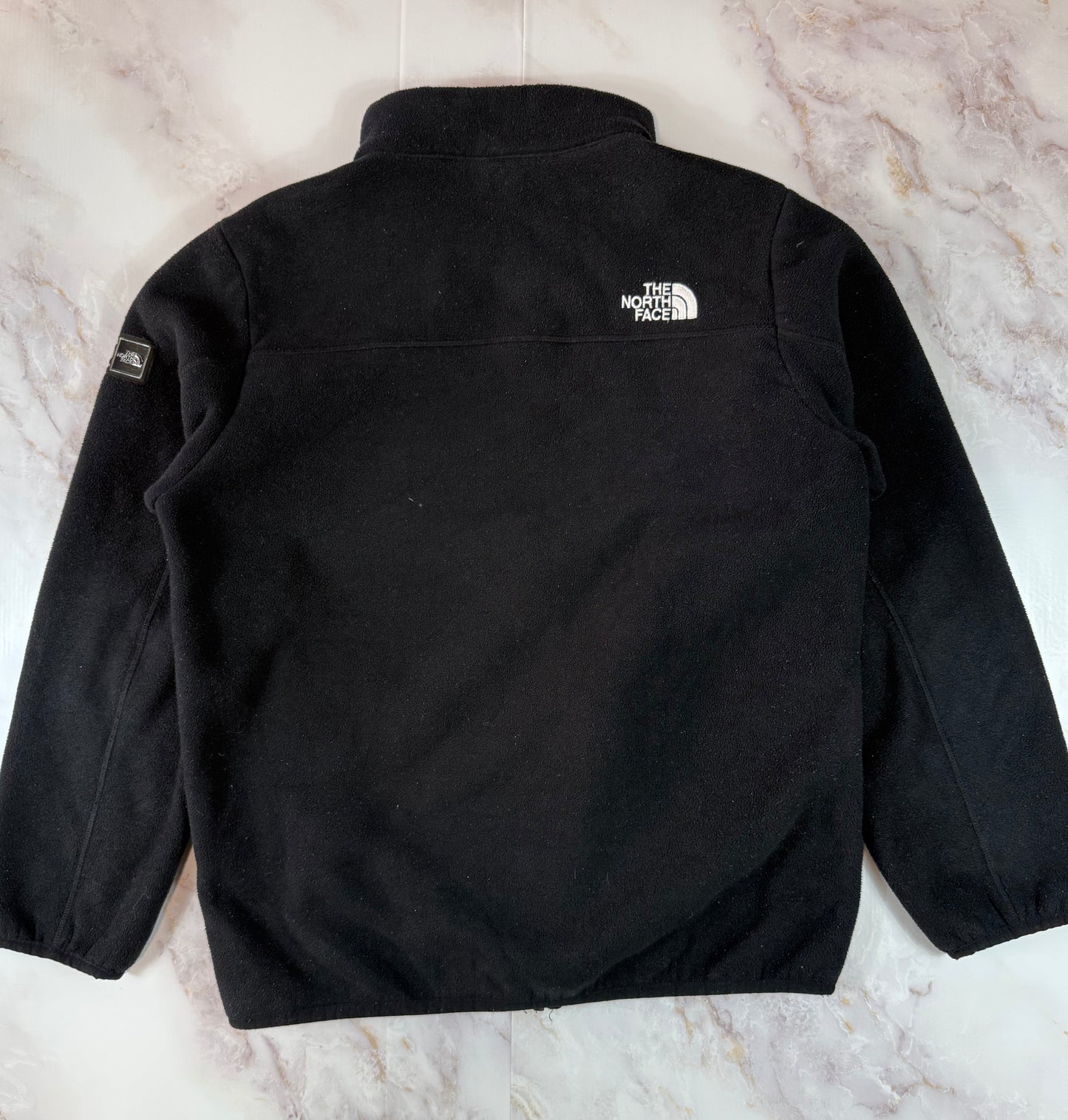 【THE NORTH FACE】フリースジャケット ブラック キッズ160 ジップアップ アウトドア