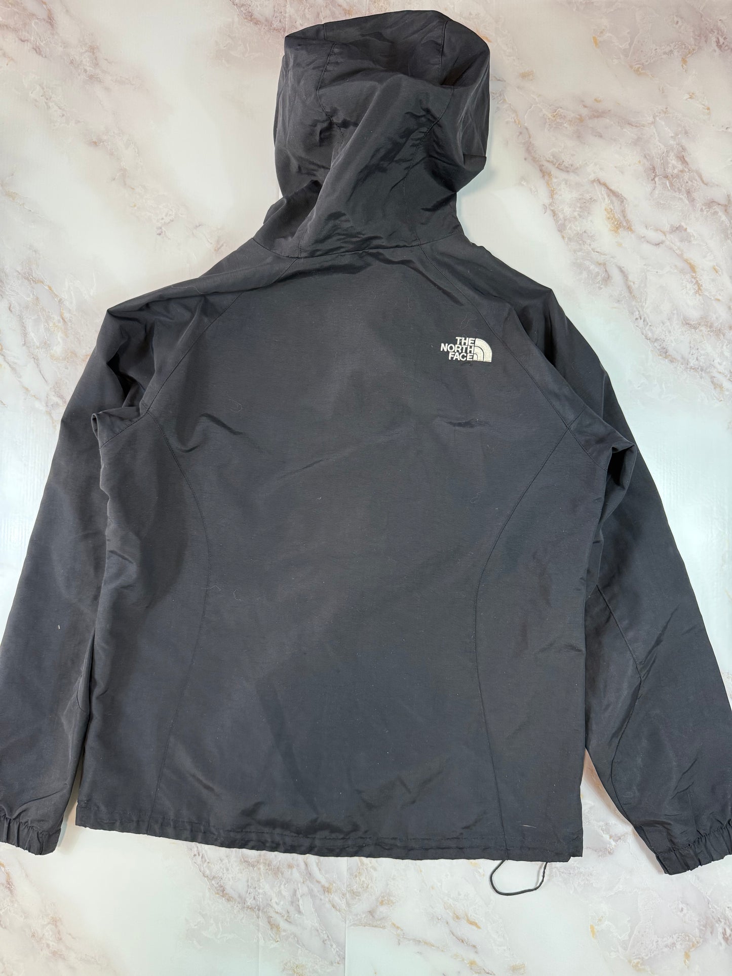 THE NORTH FACE ノースフェイス フード付き シェルジャケット ブラック 90 Sサイズ相当 ナイロンジャケット アウトドア メンズ レディース