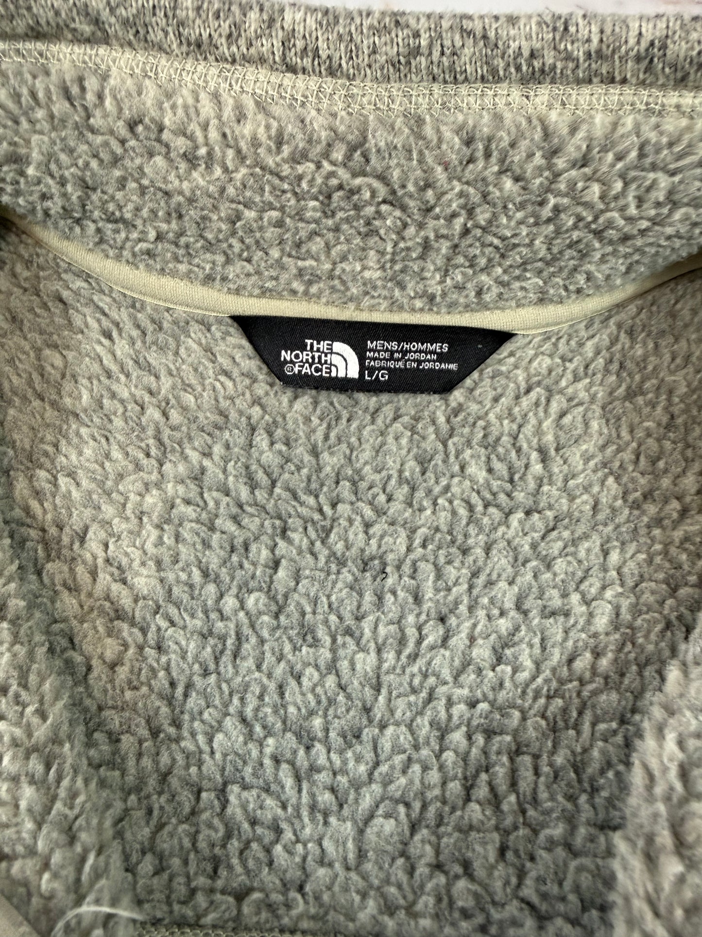 THE NORTH FACE ノースフェイス ハーフジップ フリース ジャケット メンズL グレー NF0A33R7 アウトドア