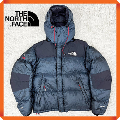 【THE NORTH FACE】700フィル サミットシリーズ ダウンジャケット ネイビー メンズM（95） WINDSTOPPER #1