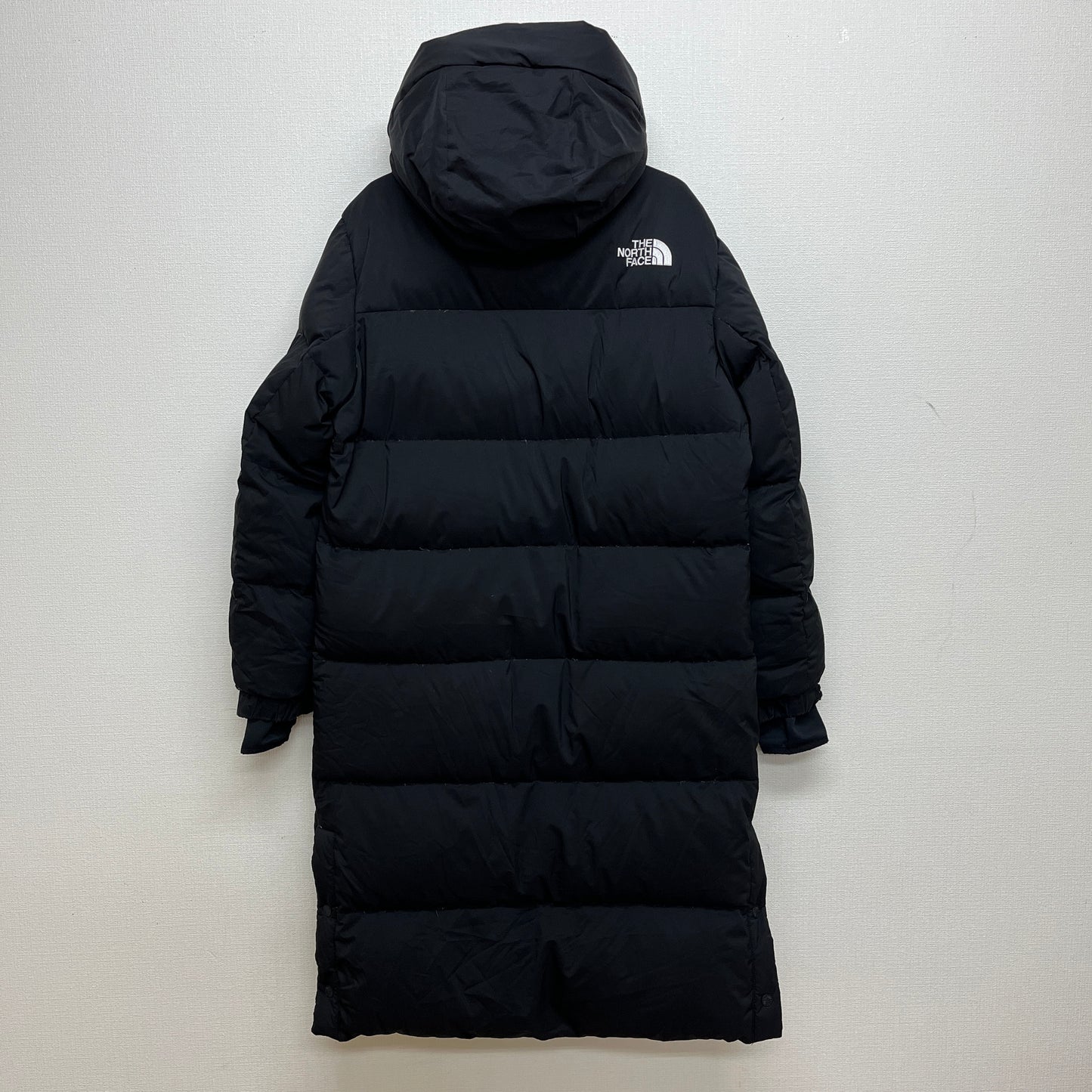 THE NORTH FACE ロングダウンコート ブラック メンズ95(M)｜軽量・防寒・撥水／ベンチコート仕様