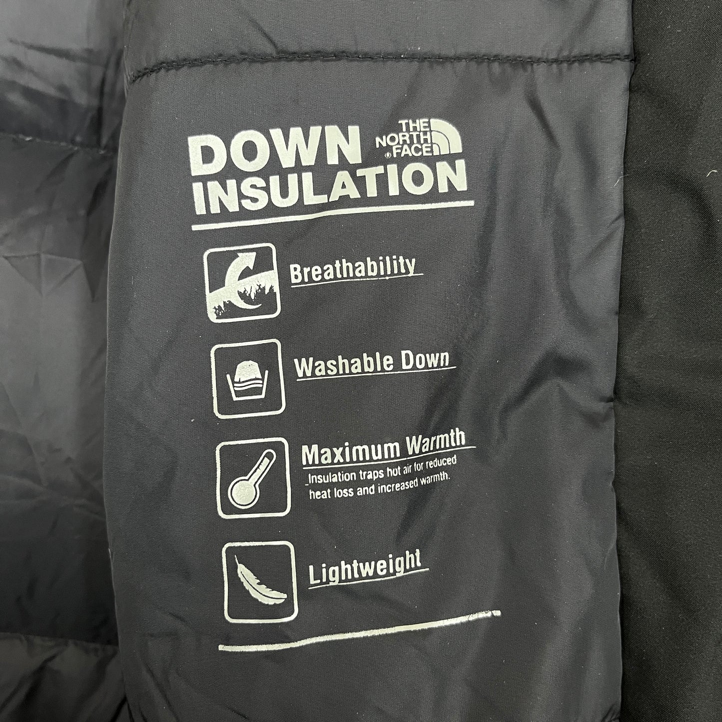 THE NORTH FACE ロングダウンコート ブラック メンズ95(M)｜軽量・防寒・撥水／ベンチコート仕様