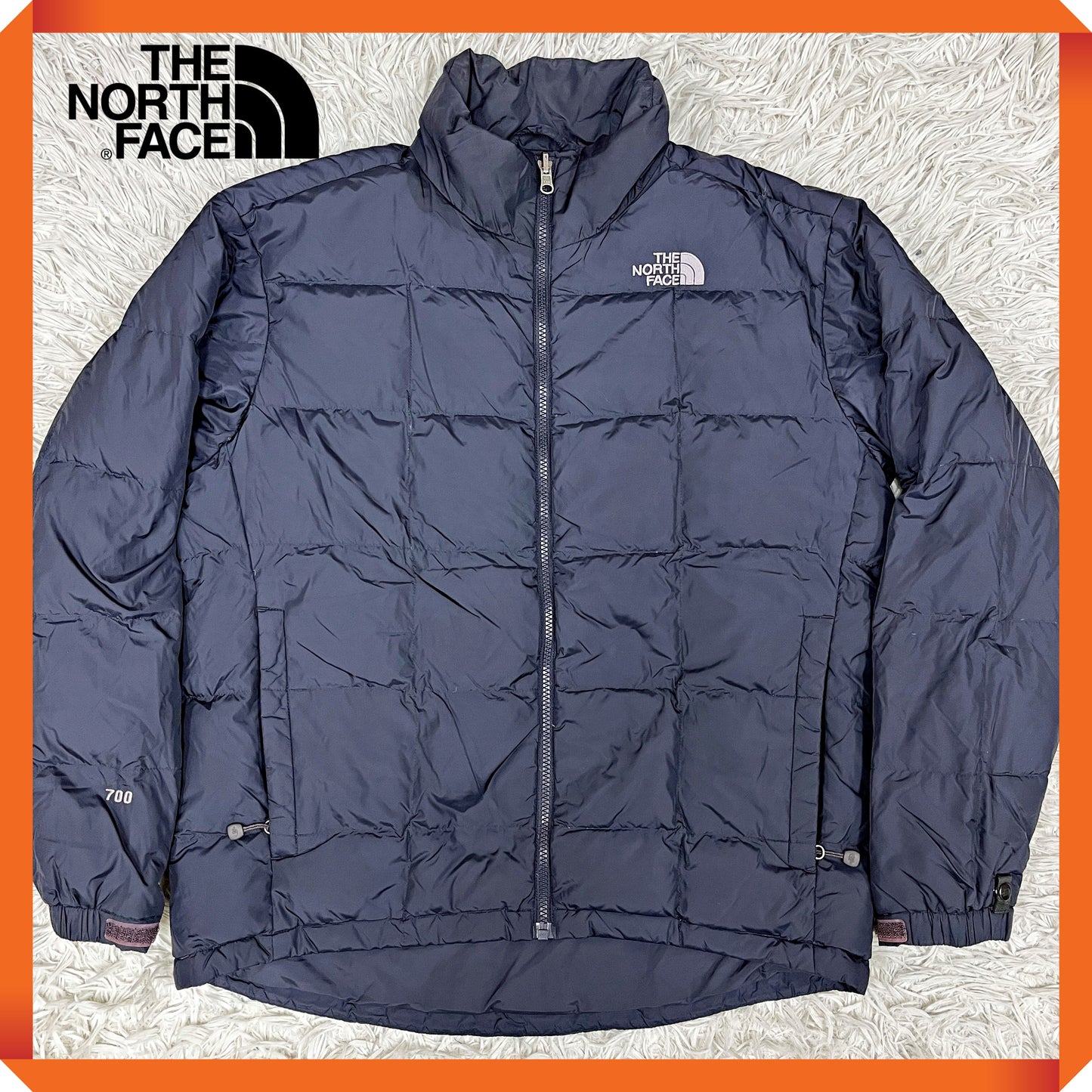 THE NORTH FACE（ザ・ノース・フェイス）700フィル ダウンジャケット ダークブルー メンズM（95） 高品質グースダウン／軽量・防寒アウター #5