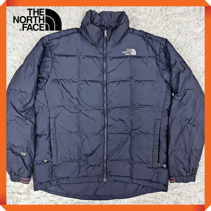 THE NORTH FACE（ザ・ノース・フェイス）700フィル ダウンジャケット ダークブルー メンズM（95） 高品質グースダウン／軽量・防寒アウター #5
