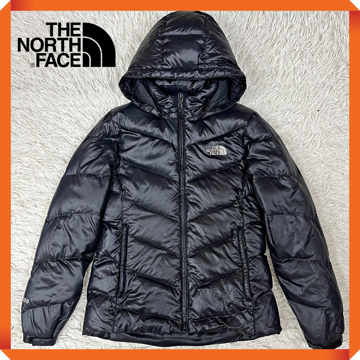 THE NORTH FACE（ザ・ノース・フェイス）600フィル ダウンジャケット ブラック レディースL（90）フード取り外し可／軽量・防寒アウター #6