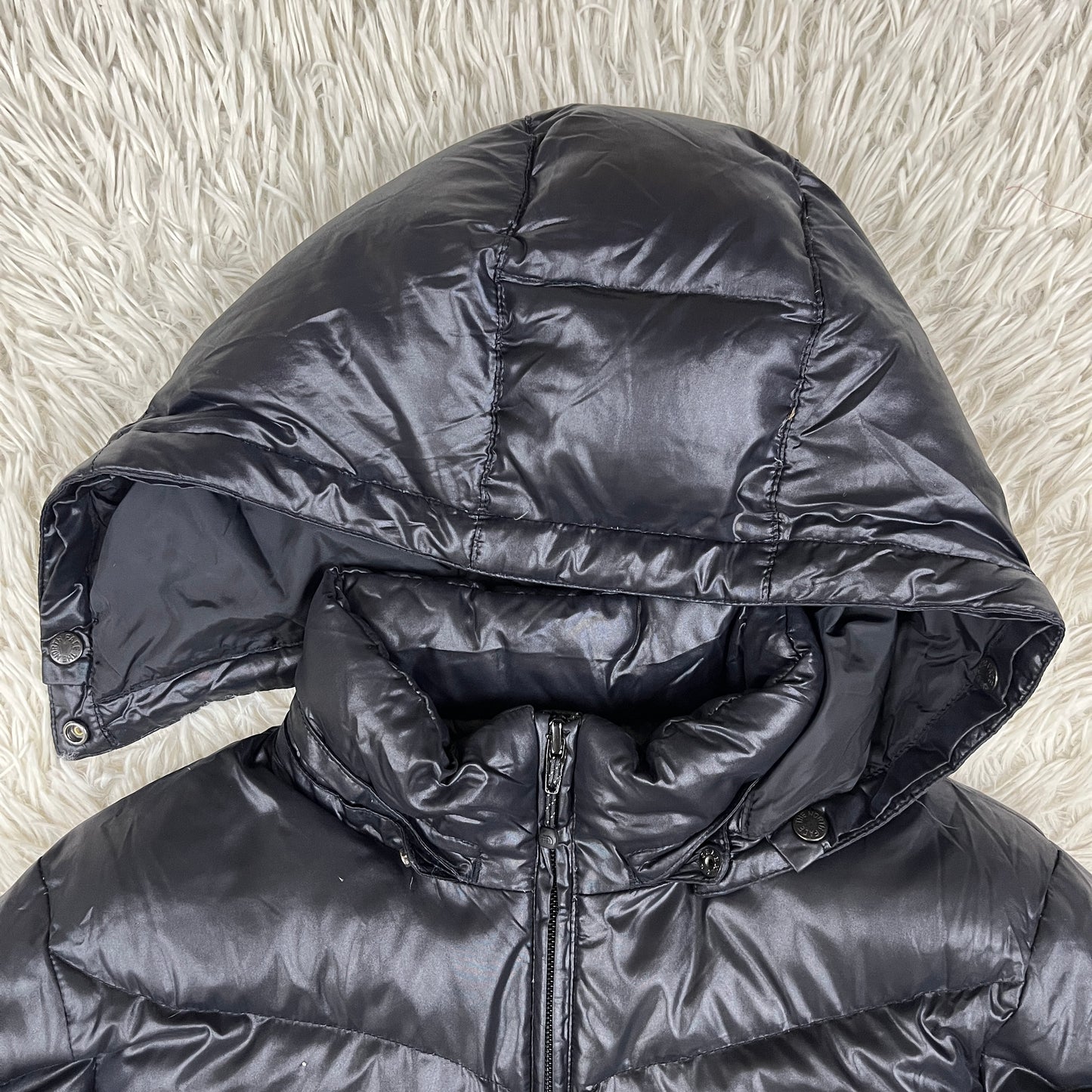 THE NORTH FACE（ザ・ノース・フェイス）600フィル ダウンジャケット ブラック レディースL（90）フード取り外し可／軽量・防寒アウター #6