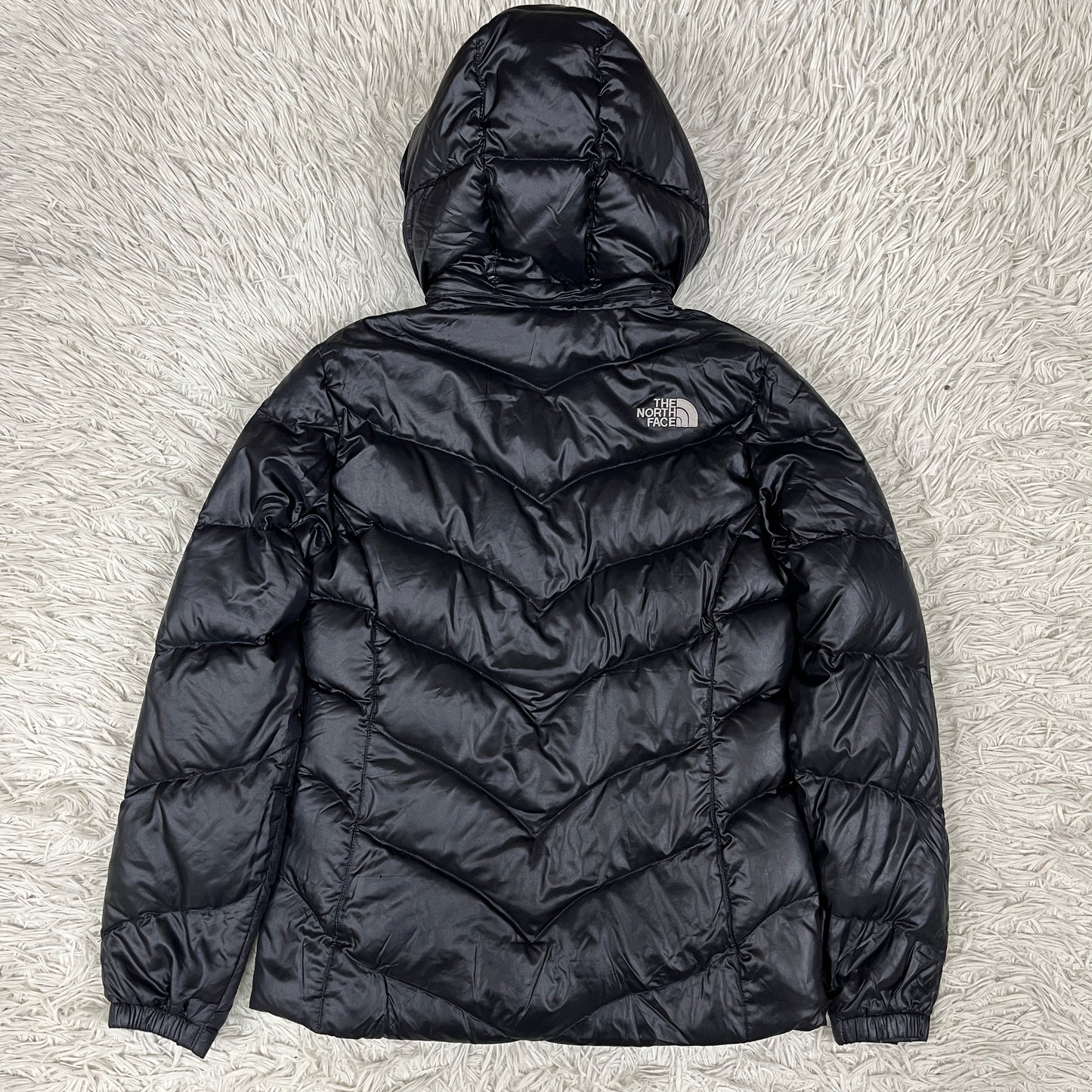 THE NORTH FACE（ザ・ノース・フェイス）600フィル ダウンジャケット ブラック レディースL（90）フード取り外し可／軽量・防寒アウター #6