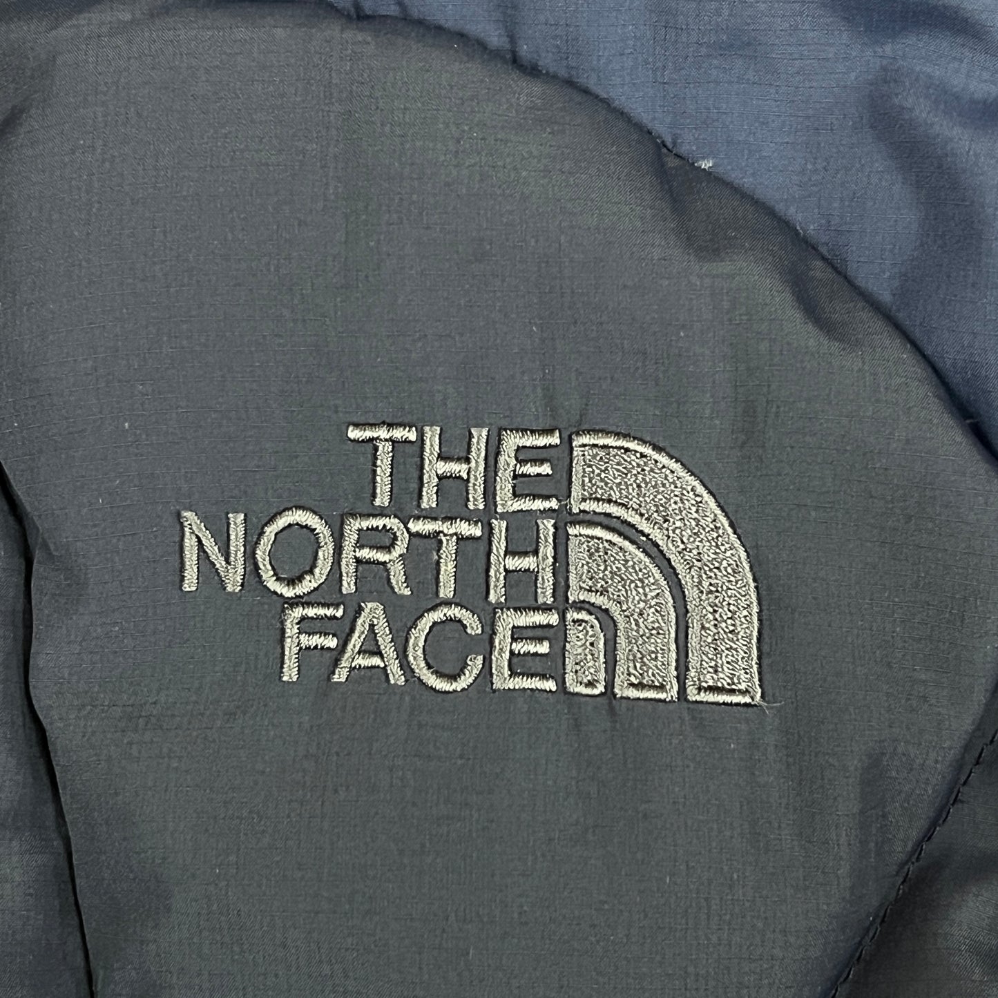 THE NORTH FACE（ザ・ノース・フェイス）ポカラダウンジャケット ネイビー メンズL（100）オリンピックロゴ／フード取り外し可／高機能防寒アウター #7