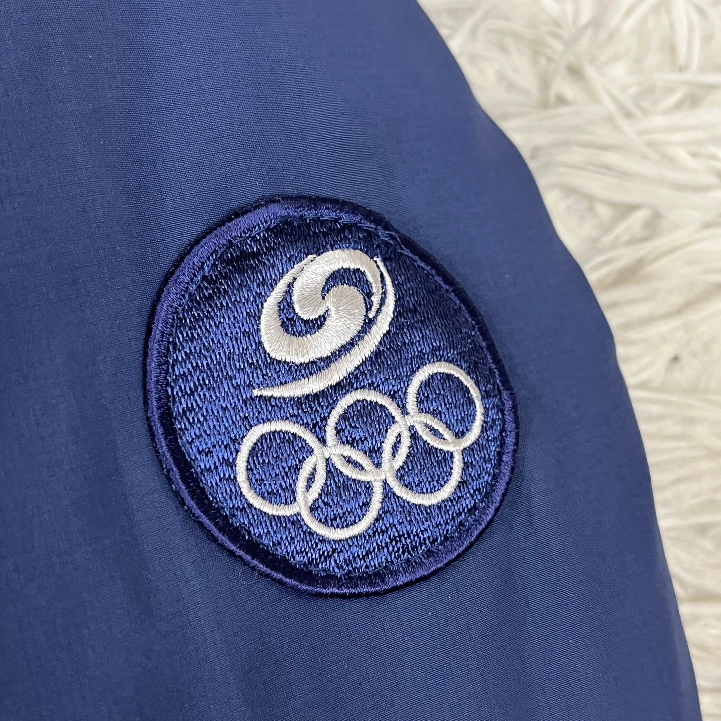 THE NORTH FACE（ザ・ノース・フェイス）ポカラダウンジャケット ネイビー メンズL（100）オリンピックロゴ／フード取り外し可／高機能防寒アウター #7