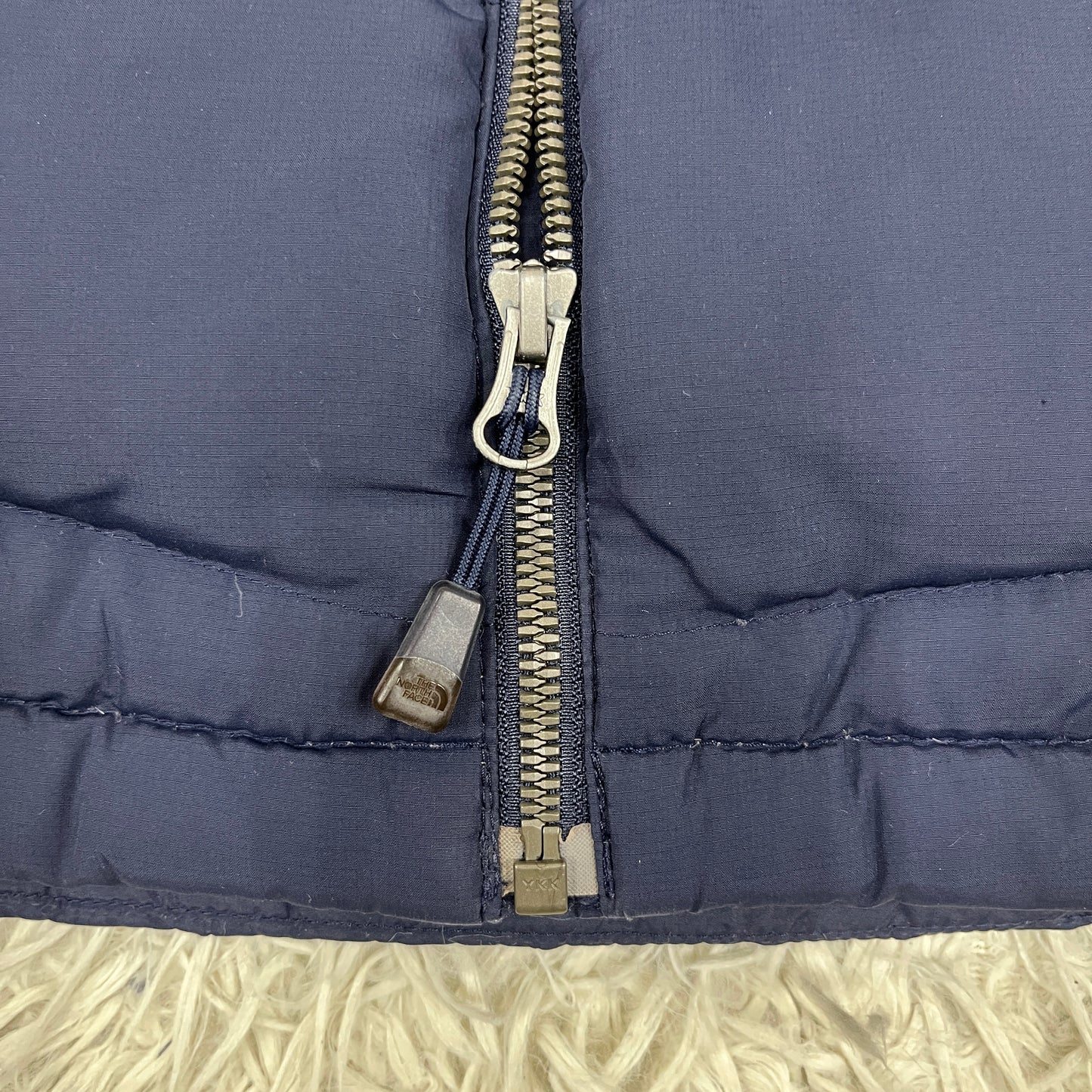 THE NORTH FACE（ザ・ノース・フェイス）ポカラダウンジャケット ネイビー メンズL（100）オリンピックロゴ／フード取り外し可／高機能防寒アウター #7