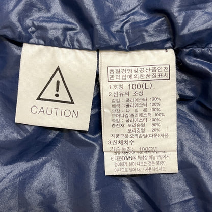 THE NORTH FACE（ザ・ノース・フェイス）ポカラダウンジャケット ネイビー メンズL（100）オリンピックロゴ／フード取り外し可／高機能防寒アウター #7