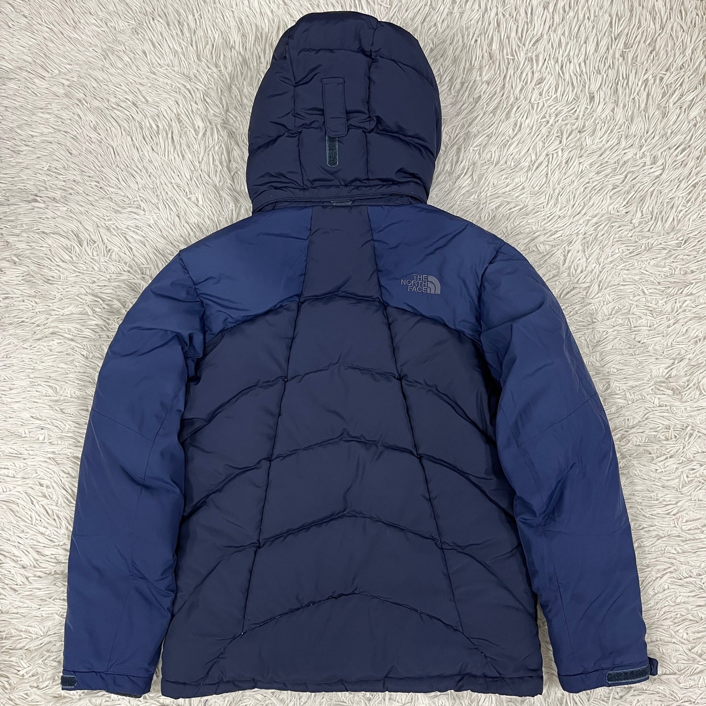 THE NORTH FACE（ザ・ノース・フェイス）ポカラダウンジャケット ネイビー メンズL（100）オリンピックロゴ／フード取り外し可／高機能防寒アウター #7