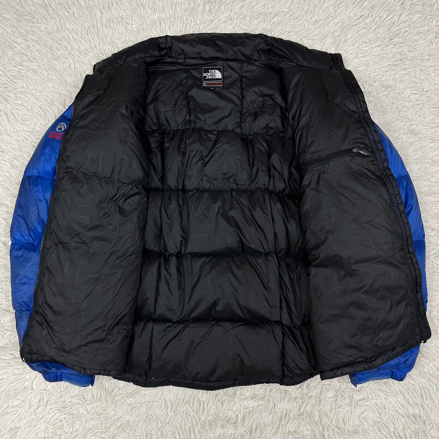 THE NORTH FACE（ザ・ノース・フェイス）Summit Series 800フィル ダウンジャケット ブルー×ブラック メンズXXL（110）／高保温・軽量・防寒アウター #8