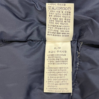 THE NORTH FACE（ザ・ノース・フェイス）700フィル ダウンジャケット メンズM（95）ブルー×ネイビー／フード着脱可 高品質グースダウン使用 #13