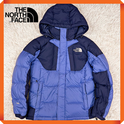 THE NORTH FACE（ザ・ノース・フェイス）700フィル ダウンジャケット メンズM（95）ブルー×ネイビー／フード着脱可 高品質グースダウン使用 #13
