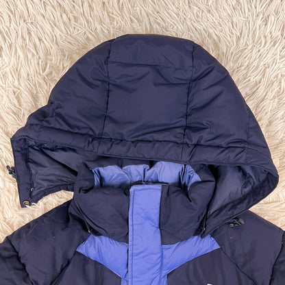 THE NORTH FACE（ザ・ノース・フェイス）700フィル ダウンジャケット メンズM（95）ブルー×ネイビー／フード着脱可 高品質グースダウン使用 #13