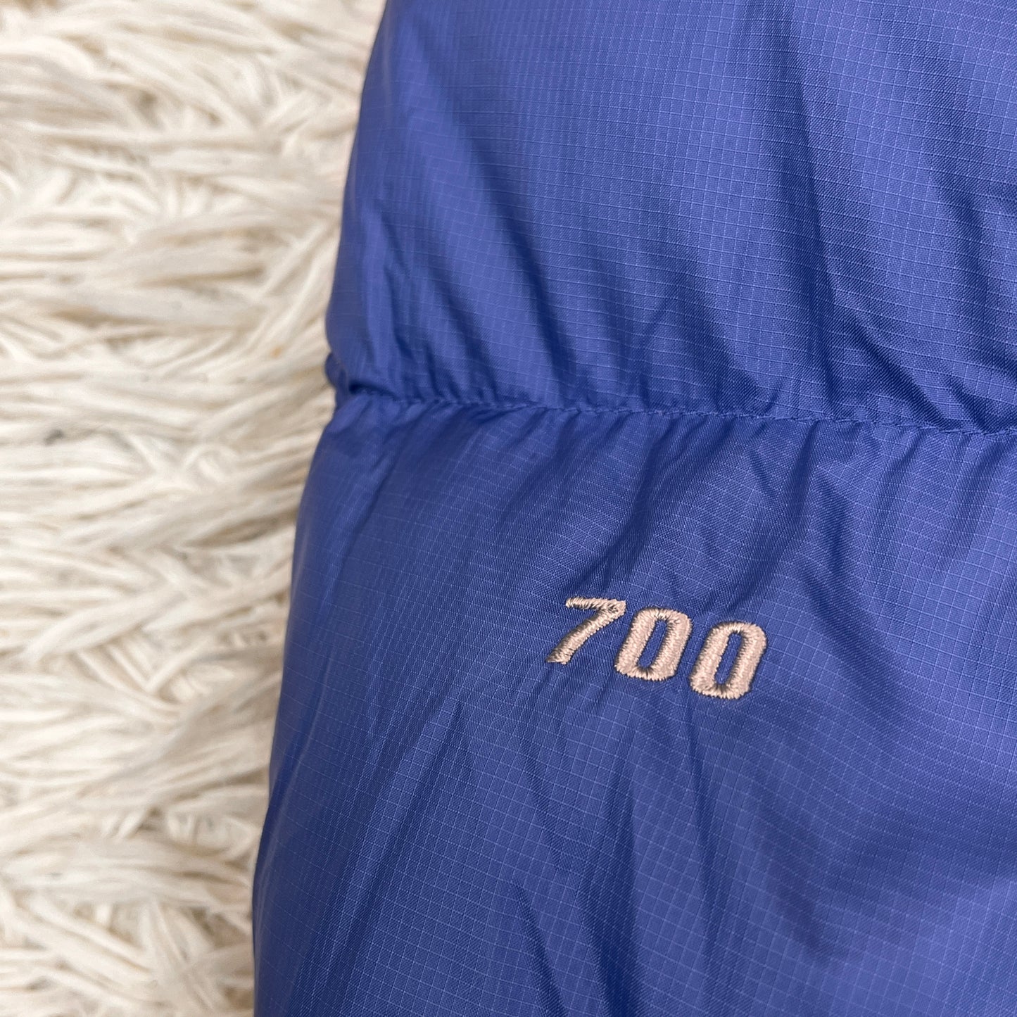 THE NORTH FACE（ザ・ノース・フェイス）700フィル ダウンジャケット メンズM（95）ブルー×ネイビー／フード着脱可 高品質グースダウン使用 #13