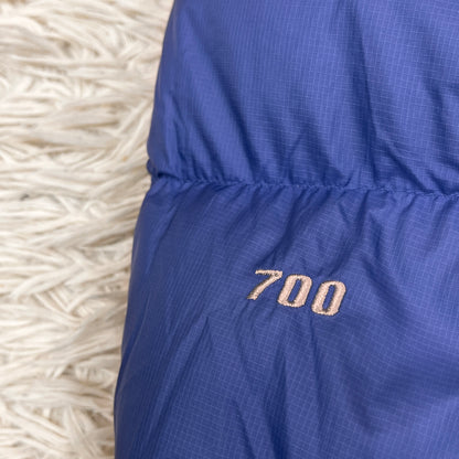 THE NORTH FACE（ザ・ノース・フェイス）700フィル ダウンジャケット メンズM（95）ブルー×ネイビー／フード着脱可 高品質グースダウン使用 #13