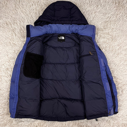 THE NORTH FACE（ザ・ノース・フェイス）700フィル ダウンジャケット メンズM（95）ブルー×ネイビー／フード着脱可 高品質グースダウン使用 #13