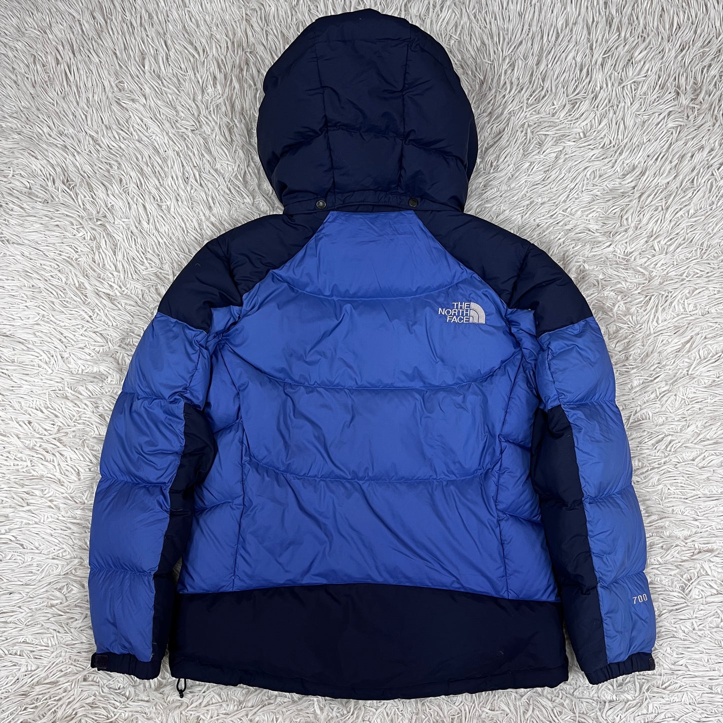 THE NORTH FACE（ザ・ノース・フェイス）700フィル ダウンジャケット メンズM（95）ブルー×ネイビー／フード着脱可 高品質グースダウン使用 #13
