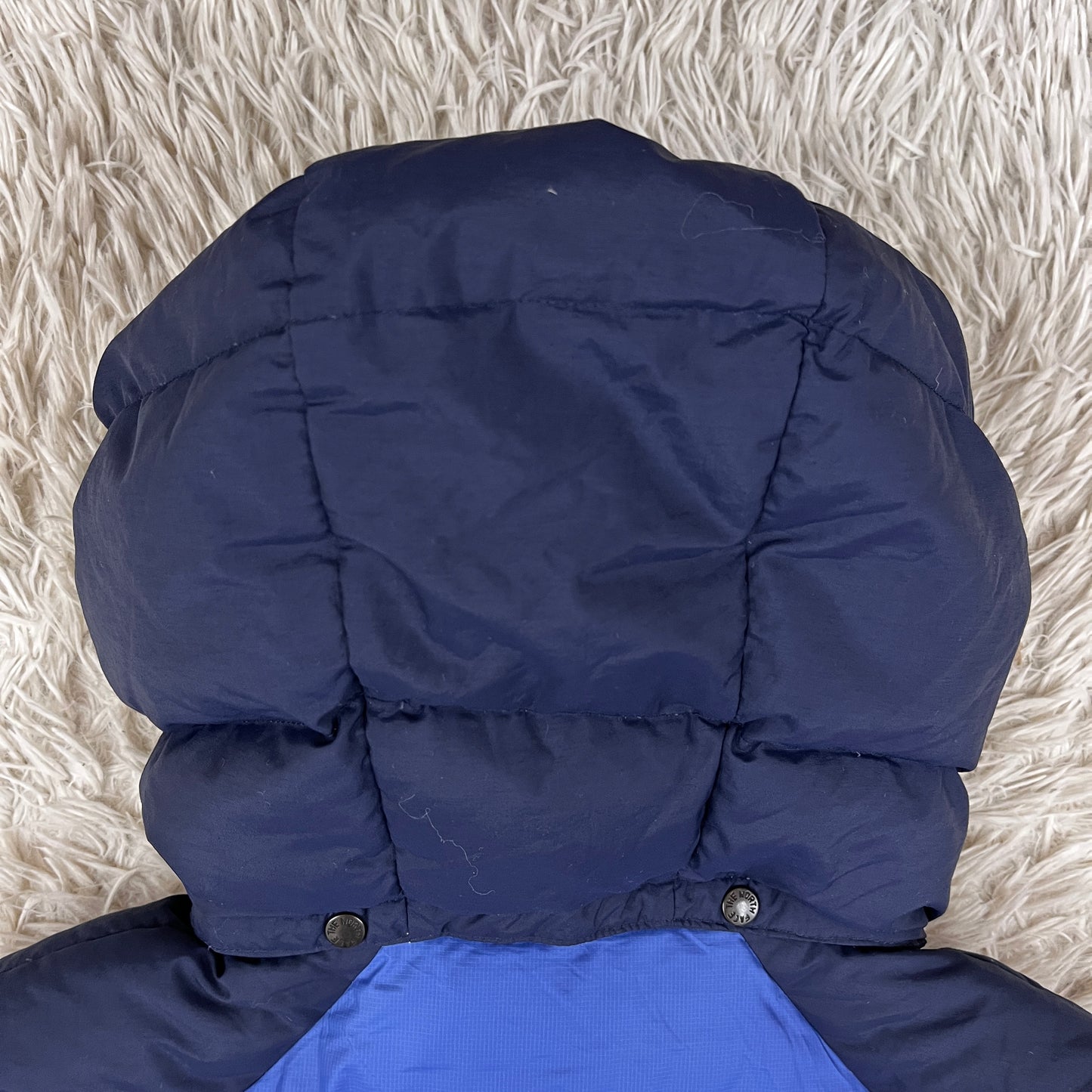 THE NORTH FACE（ザ・ノース・フェイス）700フィル ダウンジャケット メンズM（95）ブルー×ネイビー／フード着脱可 高品質グースダウン使用 #13