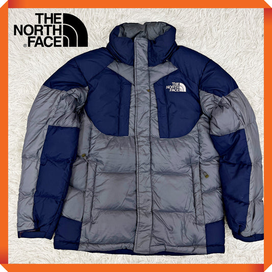 THE NORTH FACE（ザ・ノース・フェイス）700フィル ダウンジャケット メンズL（100）ネイビー×グレー 高品質グースダウン仕様／保温性抜群 #14