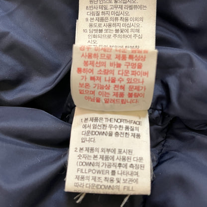 THE NORTH FACE（ザ・ノース・フェイス）700フィル ダウンジャケット メンズL（100）ネイビー×グレー 高品質グースダウン仕様／保温性抜群 #14