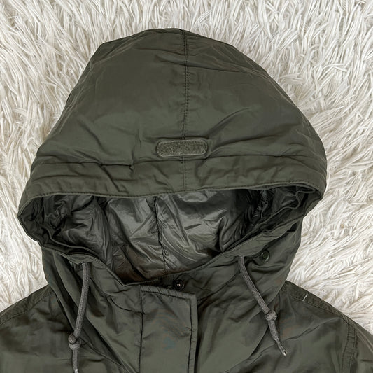 THE NORTH FACE（ザ・ノース・フェイス）ロングダウンコート メンズS（85）カーキ／フード付き・軽量・高保温モデル #15