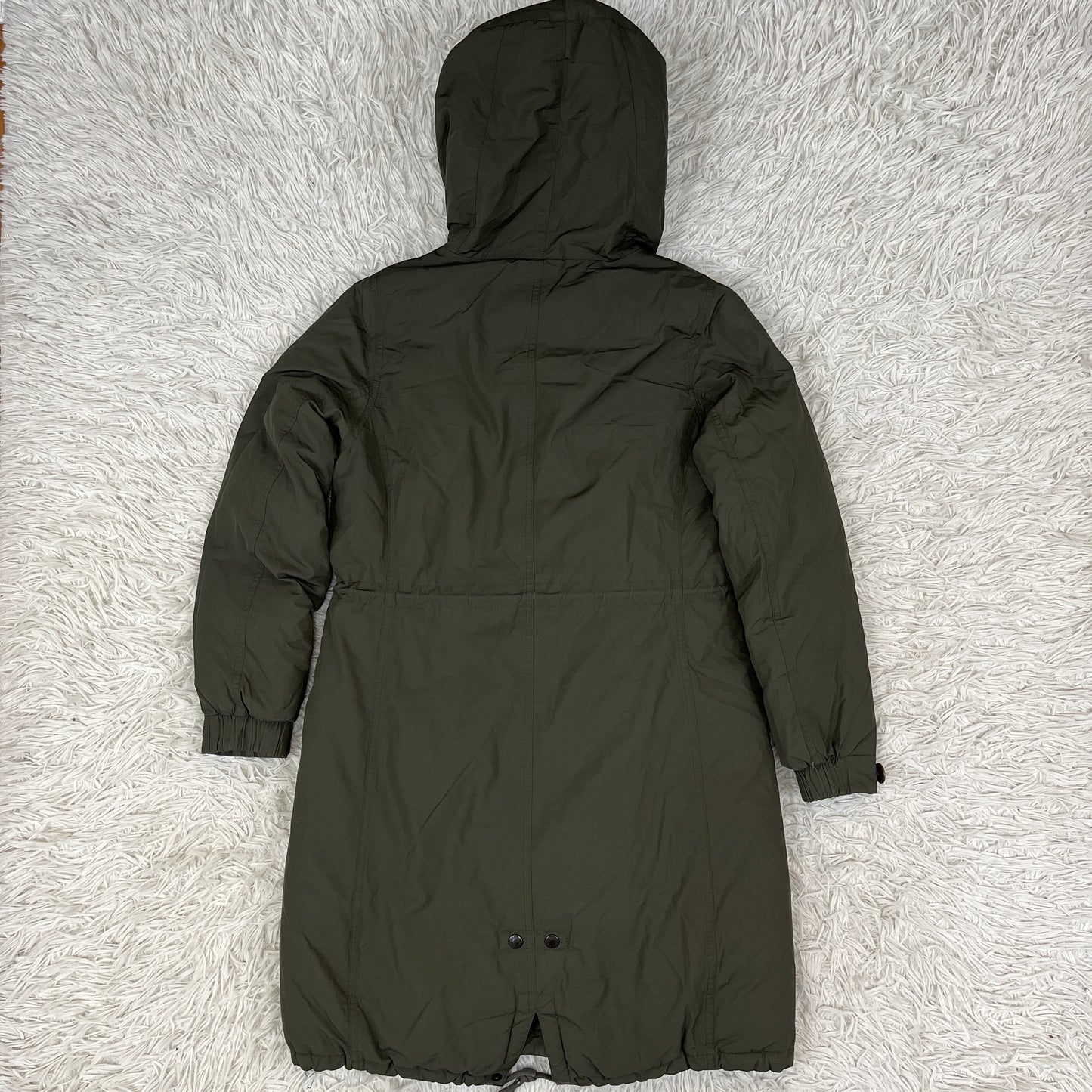 THE NORTH FACE（ザ・ノース・フェイス）ロングダウンコート メンズS（85）カーキ／フード付き・軽量・高保温モデル #15