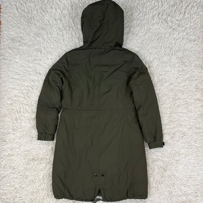 THE NORTH FACE（ザ・ノース・フェイス）ロングダウンコート メンズS（85）カーキ／フード付き・軽量・高保温モデル #15