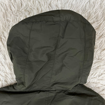 THE NORTH FACE（ザ・ノース・フェイス）ロングダウンコート メンズS（85）カーキ／フード付き・軽量・高保温モデル #15