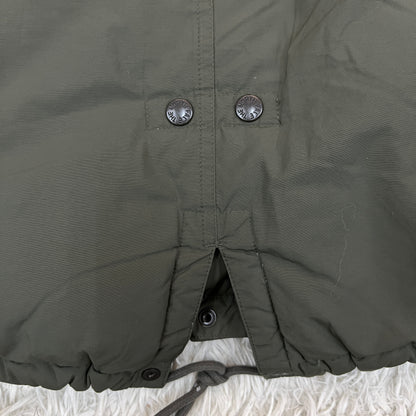 THE NORTH FACE（ザ・ノース・フェイス）ロングダウンコート メンズS（85）カーキ／フード付き・軽量・高保温モデル #15